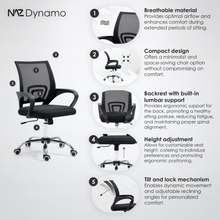 Load image into Gallery viewer, Dynamo compact Office chair
