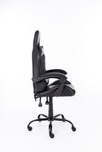 Load image into Gallery viewer, Naz Comfort Ergonomic Gaming Chair-Black with Red Stitches
