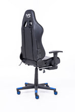 Load image into Gallery viewer, Naz Ultimate Series Ergonomic Gaming Chair with RGB LED lights-Blue on Black
