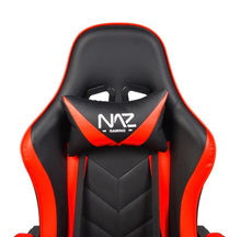 Load image into Gallery viewer, Naz Comfort Ergonomic Gaming Chair-Red on Black
