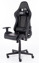 Load image into Gallery viewer, Naz Pro Ergonomic Gaming Chair-Black With Red Stiches
