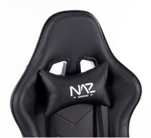 Load image into Gallery viewer, Naz Pro Ergonomic Gaming Chair-Black With Red Stiches
